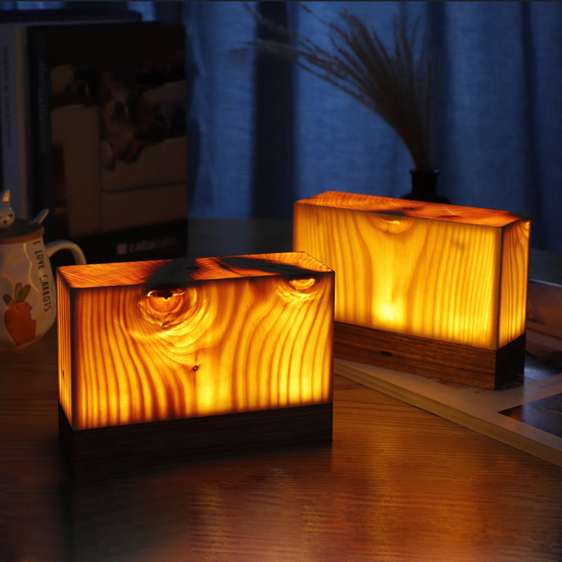 LumiWood | Elegant Touch Control Battery Operated Table Lamp 8