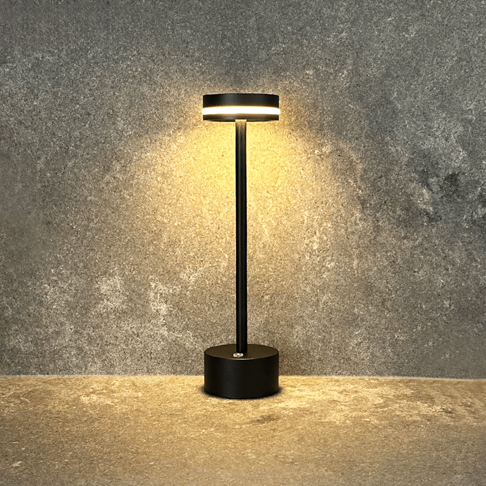 Luminara | Elegant Cordless Aluminum Table Lamp with Touch Control 0