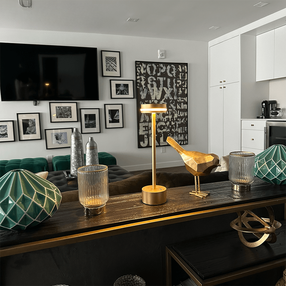 Luminara | Elegant Cordless Aluminum Table Lamp with Touch Control 5
