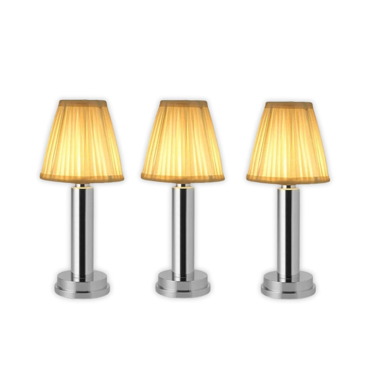 Luminara | Elegant Cordless Fabric Table Lamp with Dimmable Light 8