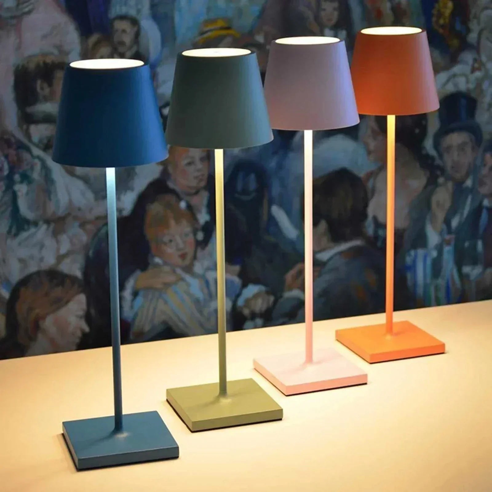 Luminara | Elegant Cordless Modern Table Lamp for Stylish Home Decor 8