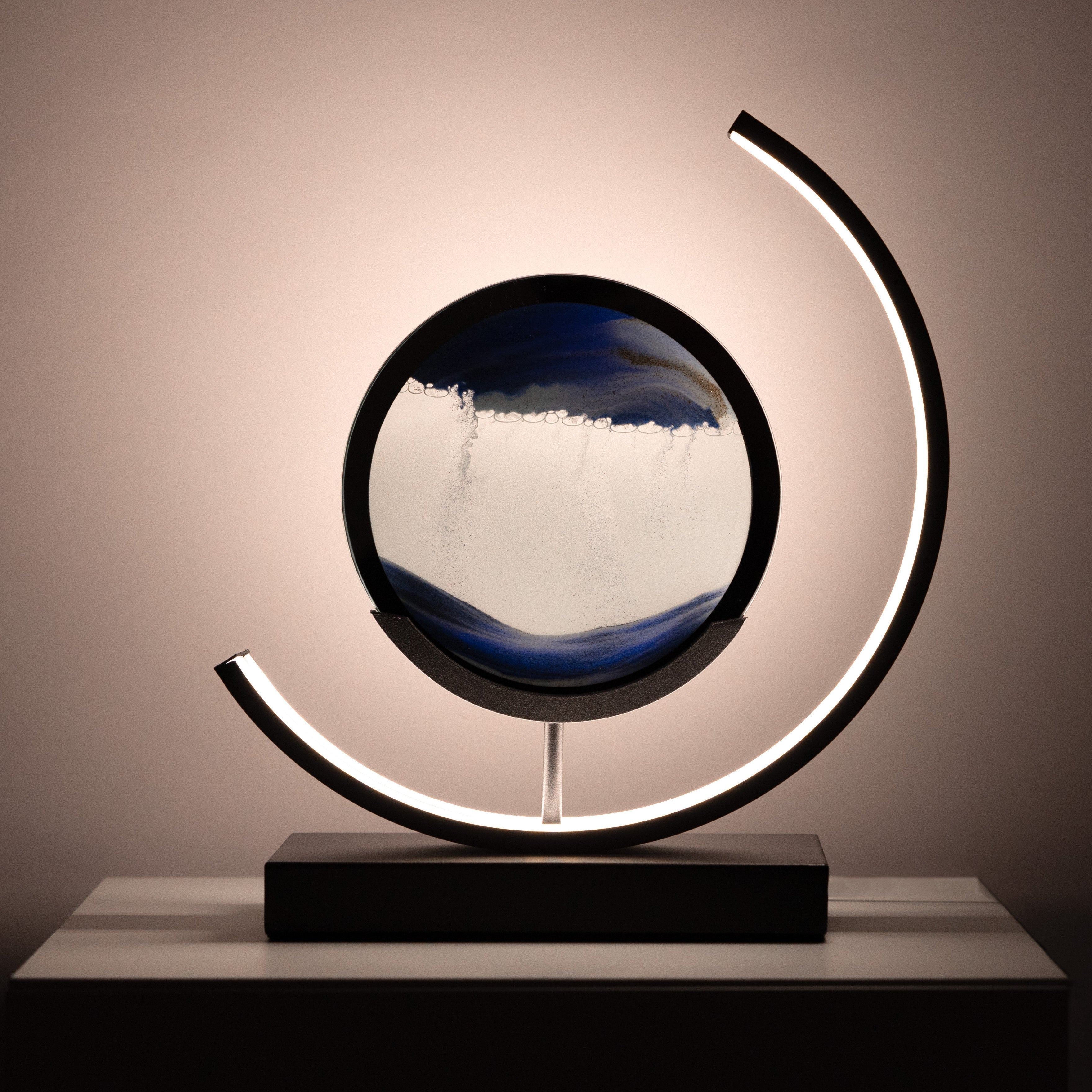 Luminara | Elegant Minimalist Hourglass LED Table Lamp for Bedroom 2