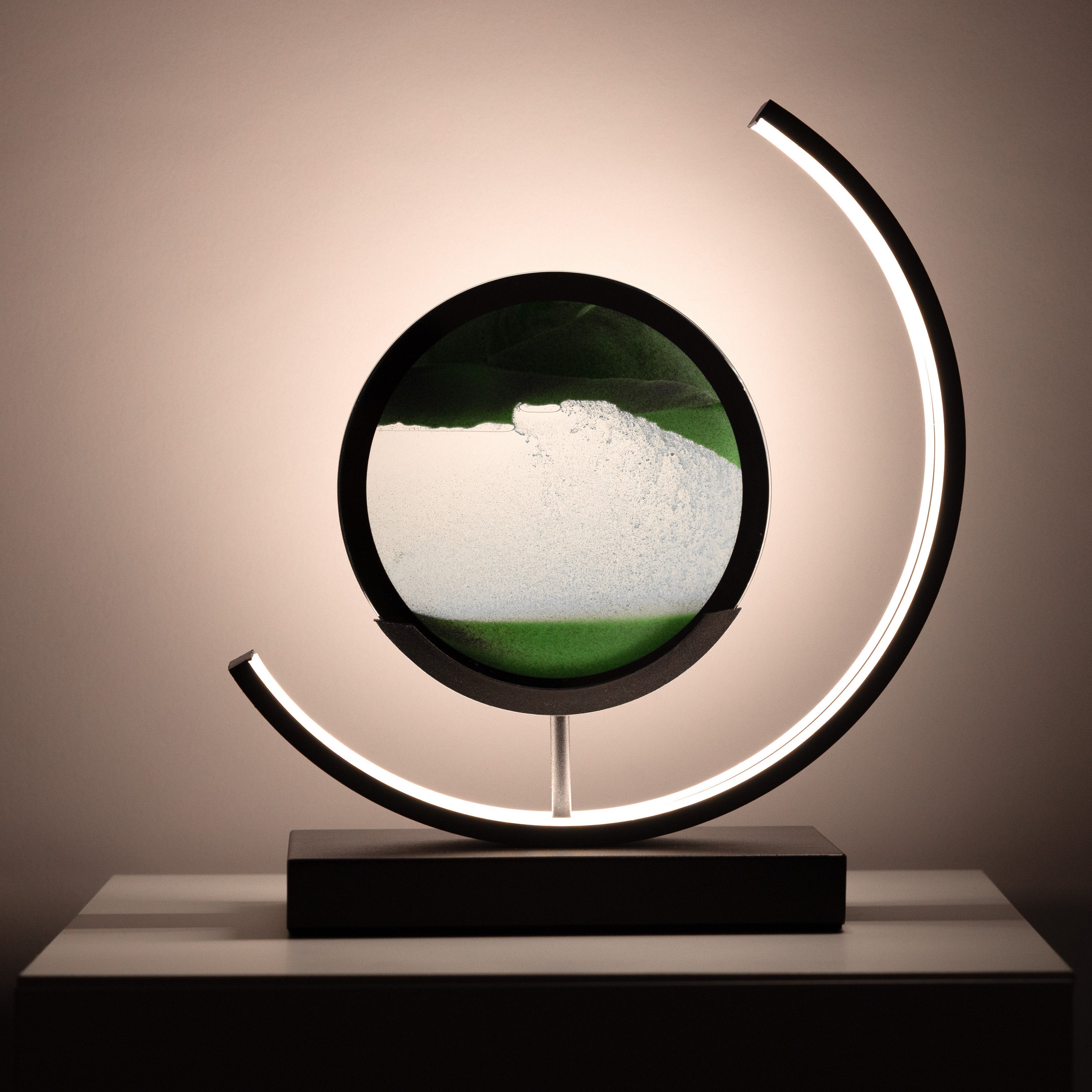 Luminara | Elegant Minimalist Hourglass LED Table Lamp for Bedroom 3