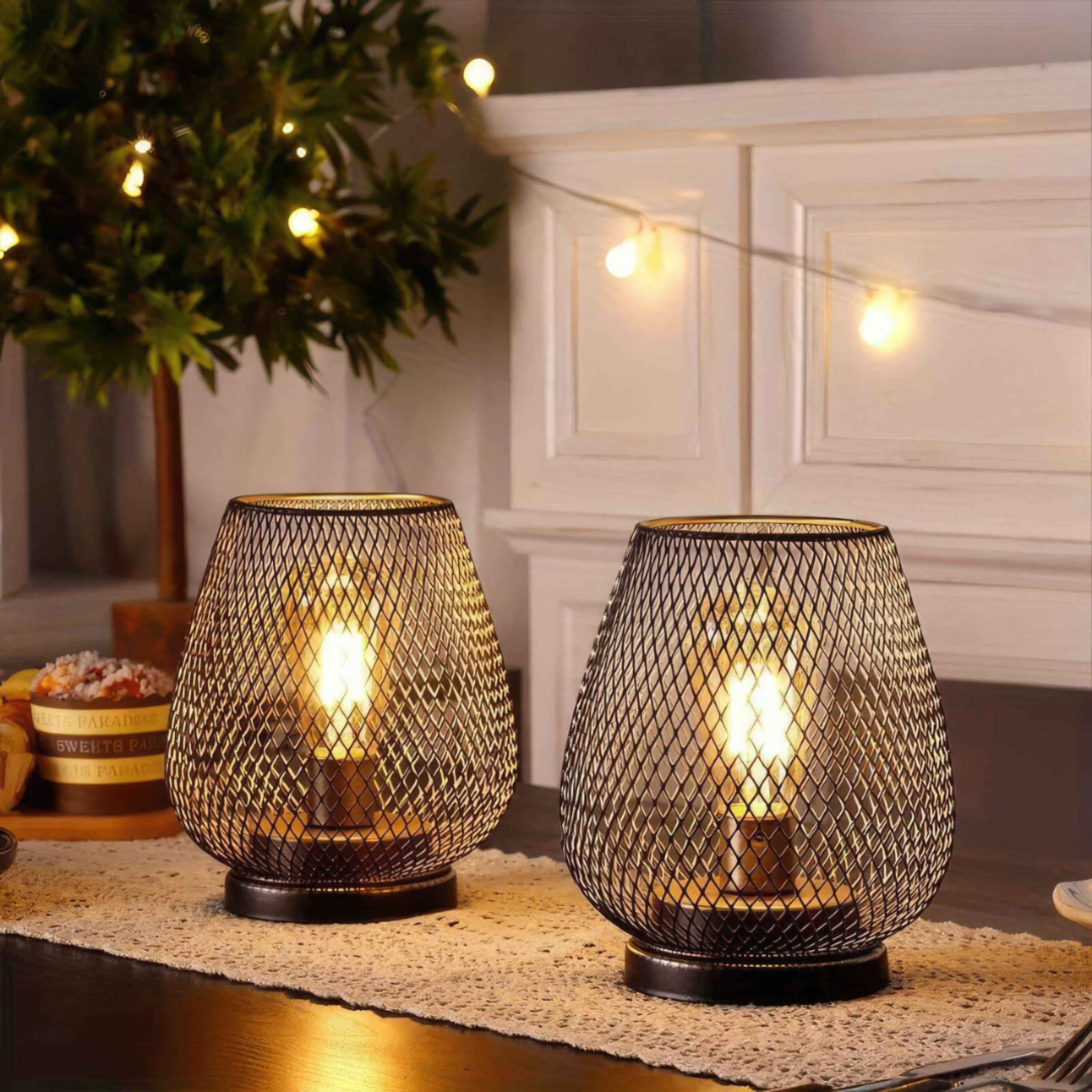 Luminara | Elegant Modern Wireless LED Lantern for Indoor and Outdoor Use 5