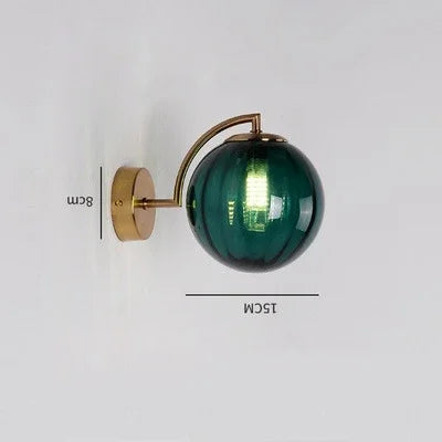Luminara | Elegant Scandinavian Glass Wall Sconce Lighting Fixture 5