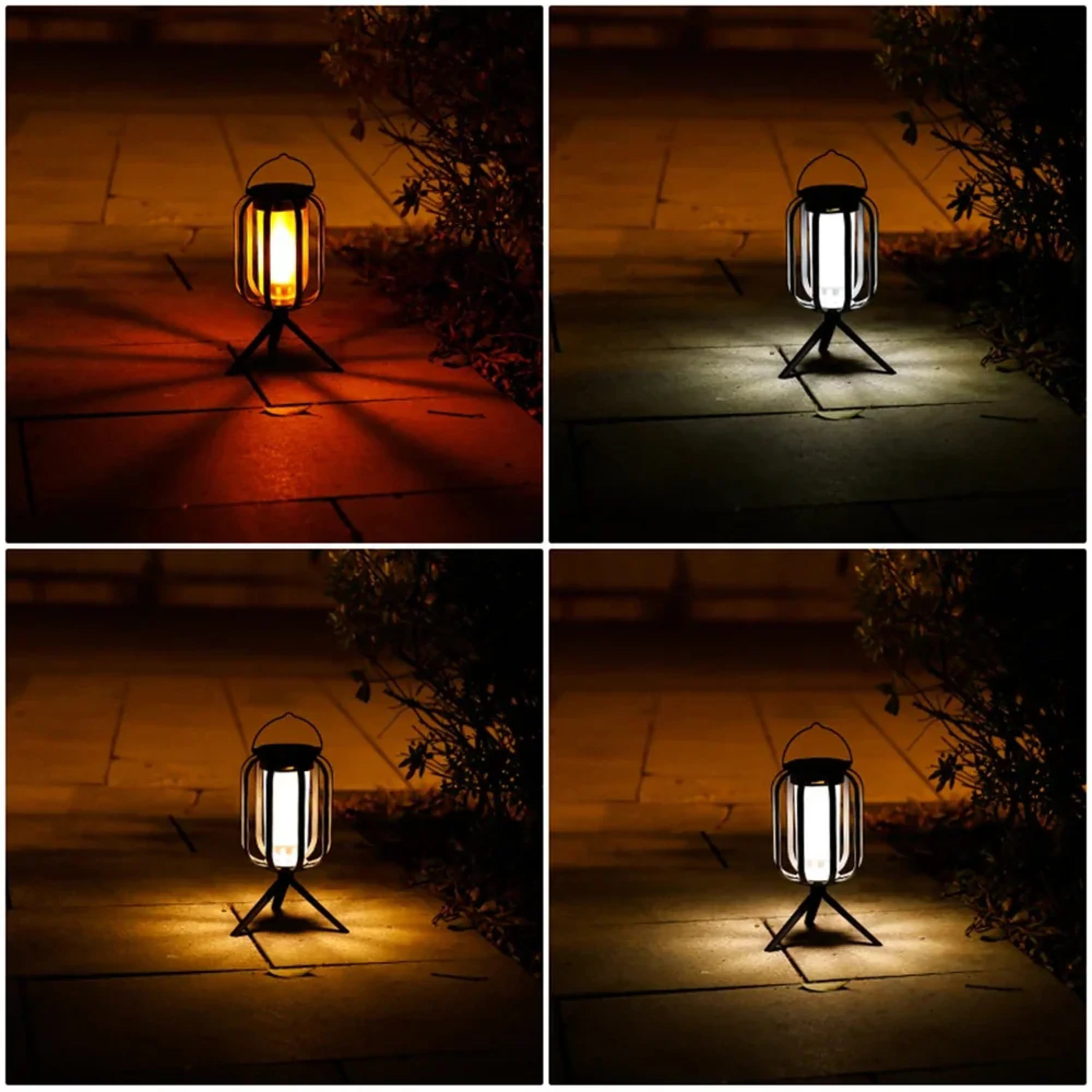 Luminara | Elegant Solar-Powered Flickering Outdoor Lantern 5