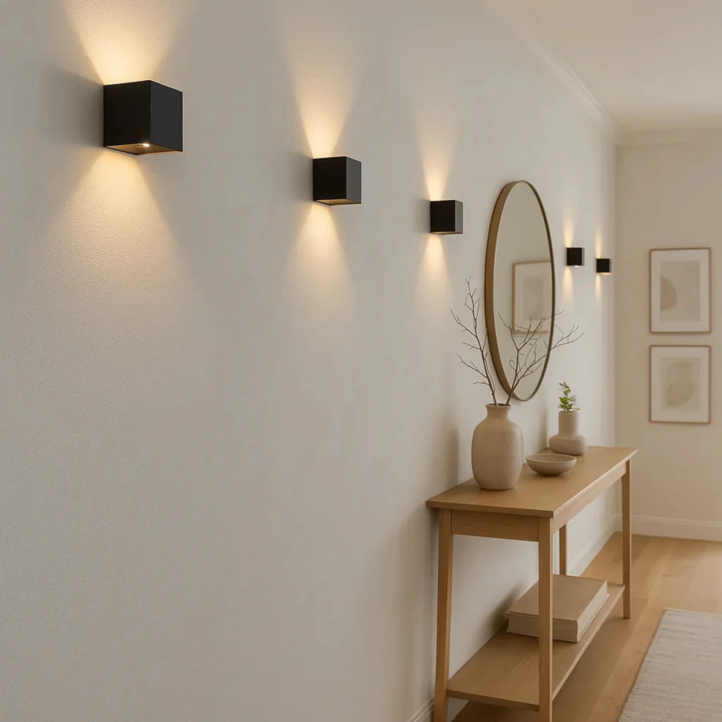 Luminara | Elegant Wireless Rechargeable LED Wall Lamp 1