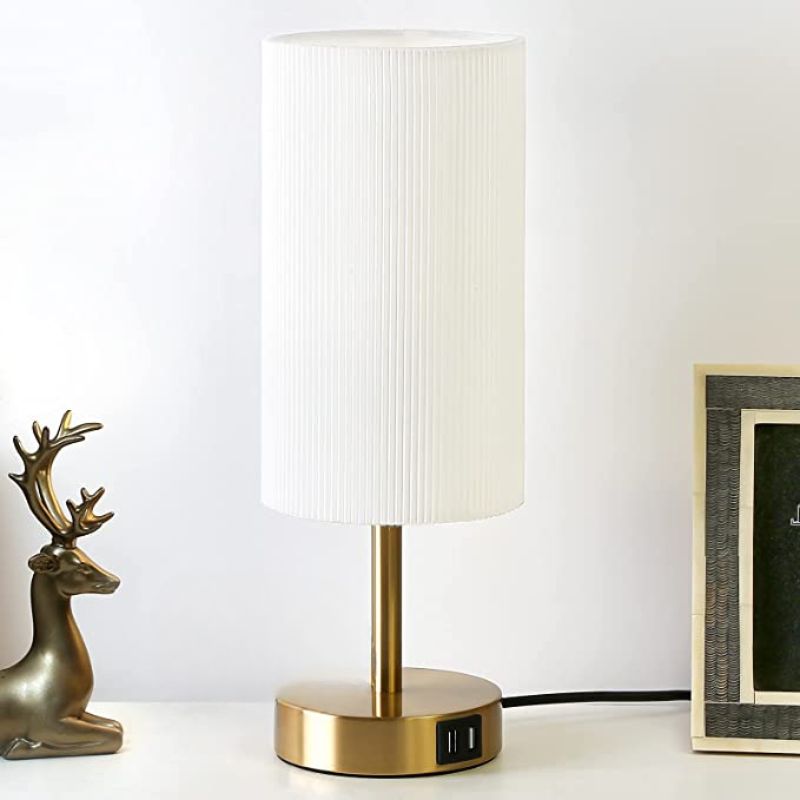Luminara | Modern Touch Control Dimmable Desk Lamp with USB Ports 3