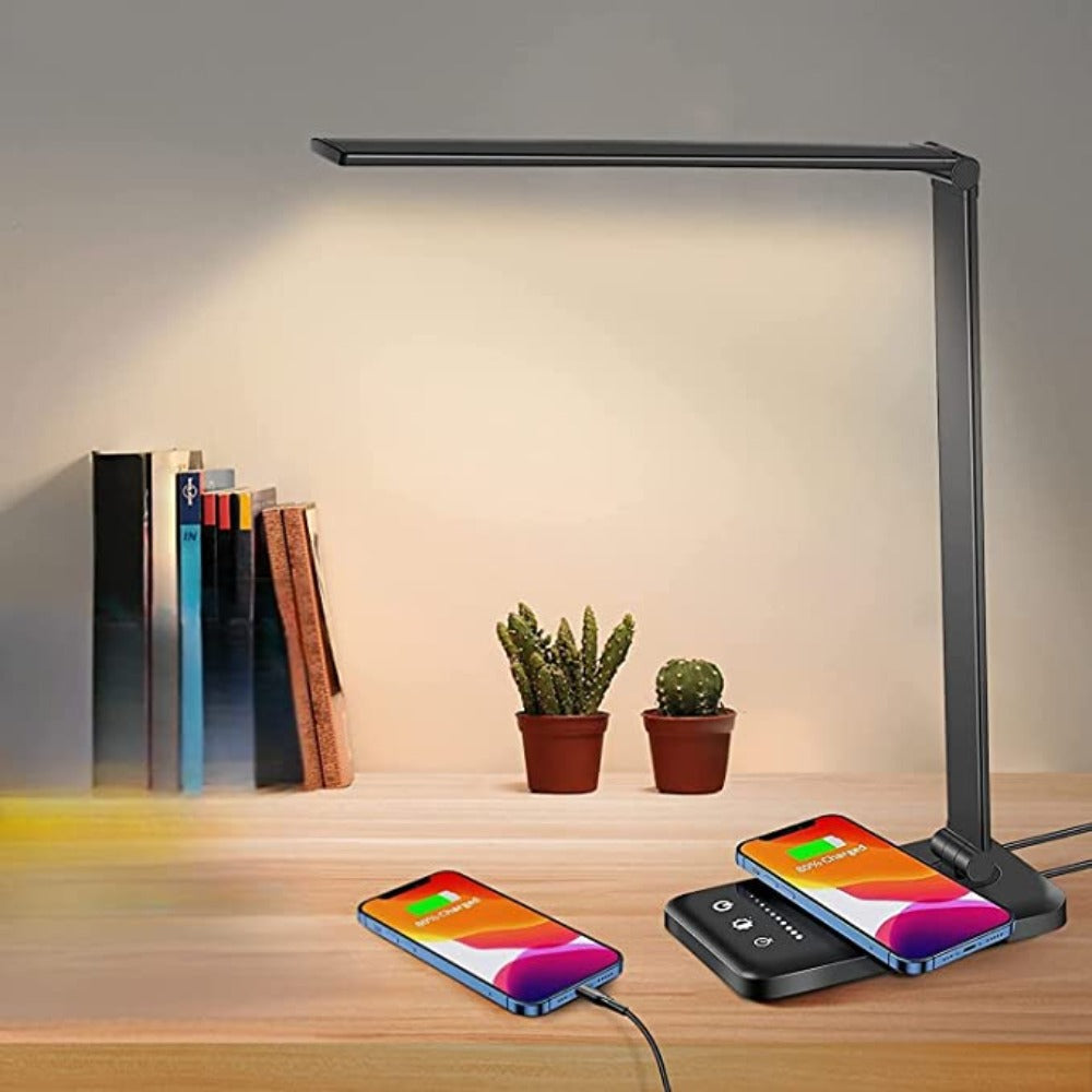 Luminara | Sleek Modern LED Desk Lamp with USB Charging & 5 Modes 2