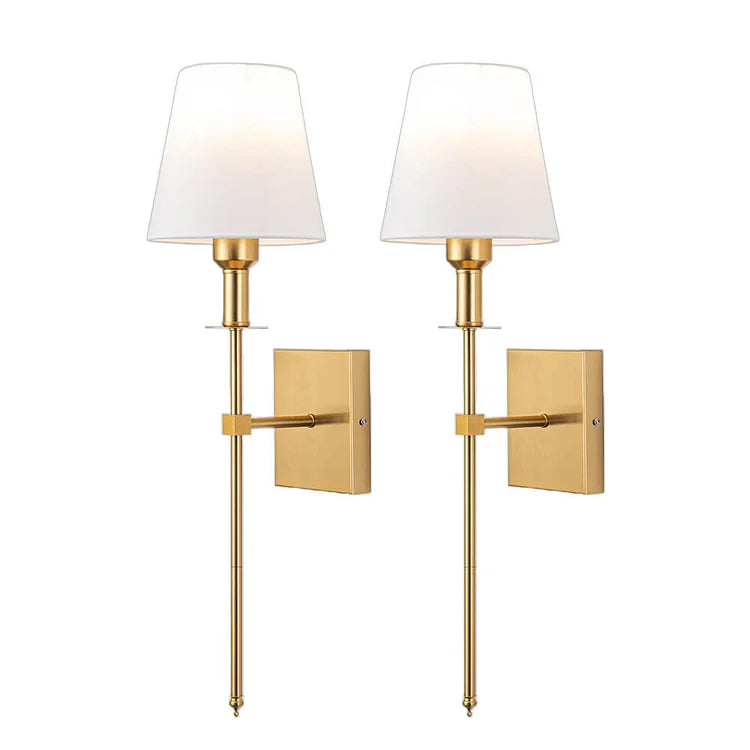 Luminara | Stylish Minimalist 2-Pack Wired Wall Sconces Lighting 7