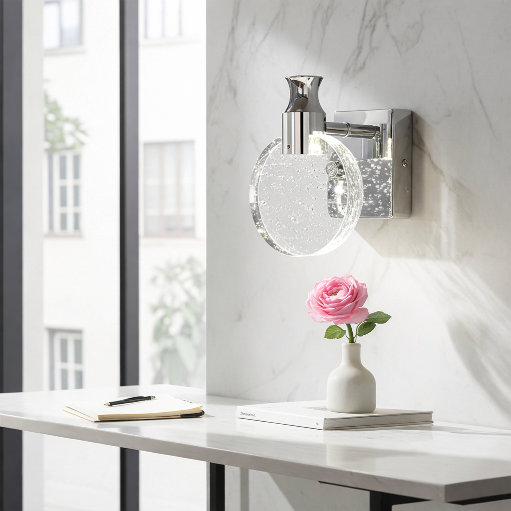 Lumora | Elegant Modern Round Wall Sconce Lighting for Stylish Interiors12