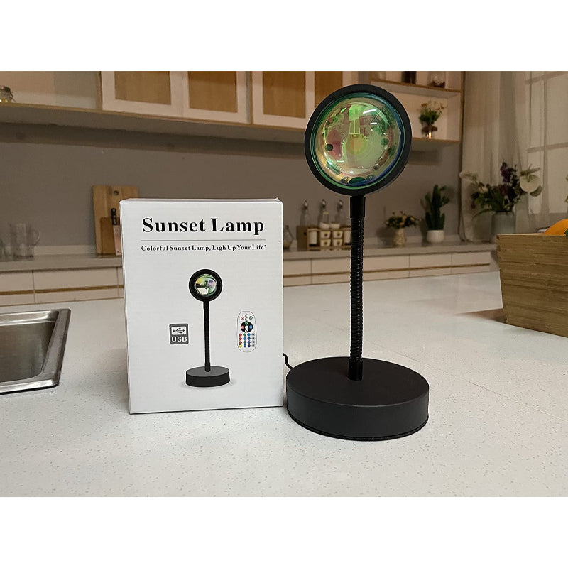 Lumosphere | Vibrant Adjustable 16-Color LED Sunset Projector Lamp 2
