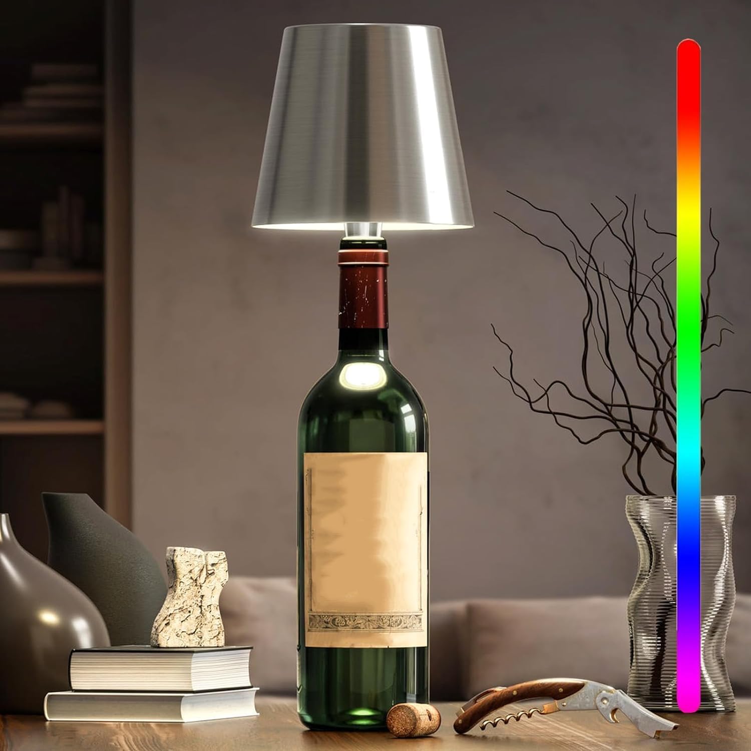 LunaGlow | Modern Versatile Touch-Control LED Bottle Lamp 11