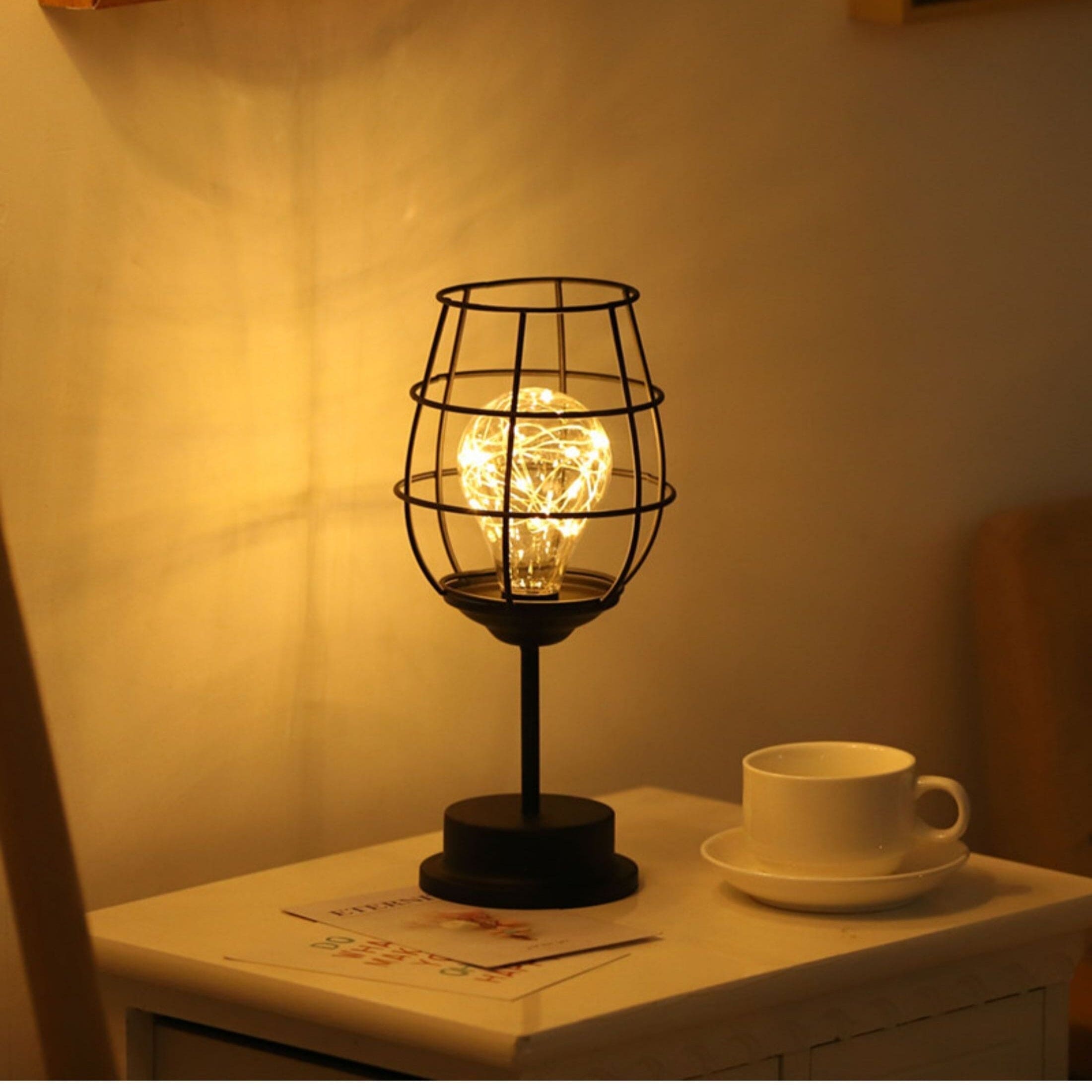 LuxeLume | Stylish Modern Black Table Lamp for Bedroom or Office 3