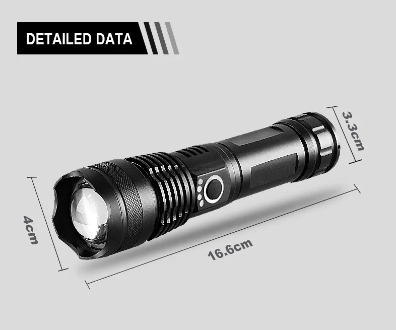 PowerBeam - Rechargeable LED Flashlight for Adventure
