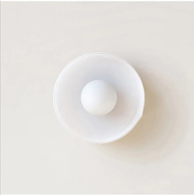 GlassGlow Table Lamp - Nordic Glass Accent Light