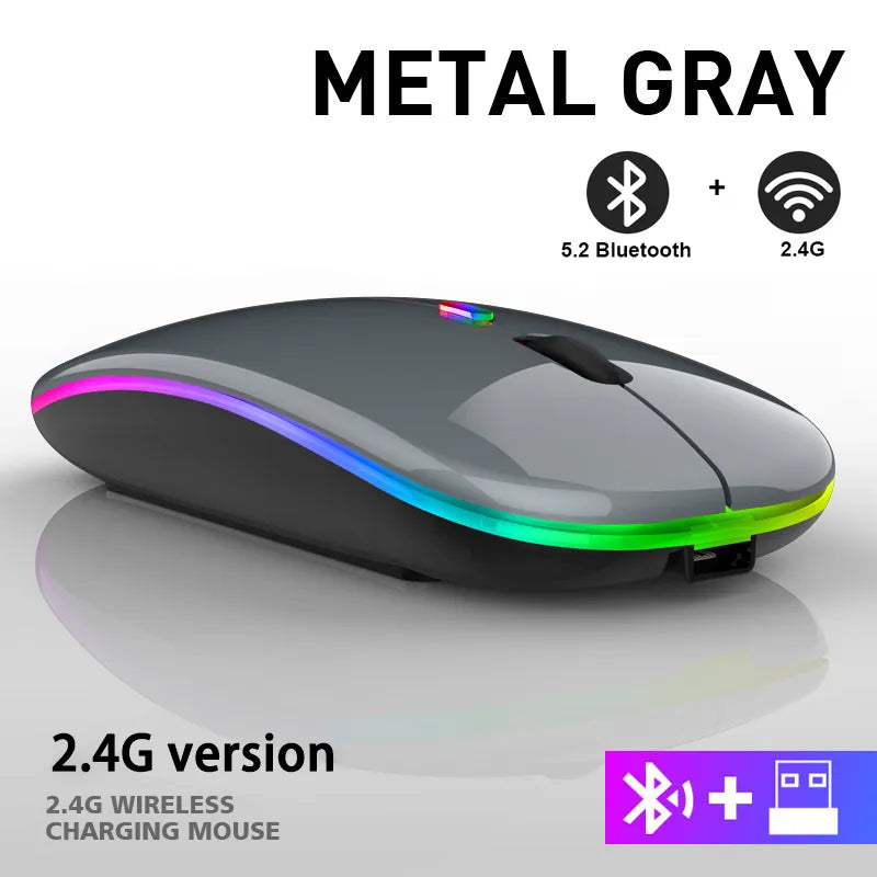 LuxeClick - Wireless Rechargeable Bluetooth Mouse