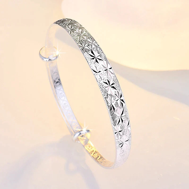 Silver Star - Adjustable Bracelet for Women