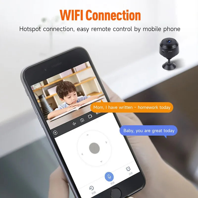 SensorCam - Advanced WiFi Security Camera with Motion Detection