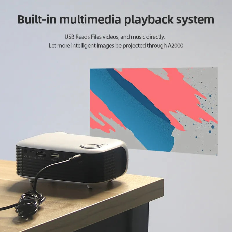 MiniCine - Portable Mini Projector