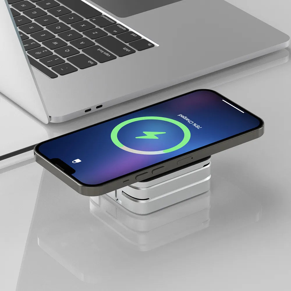 PowerFlex 3-in-1 Wireless Charging Station - Magnetic & Foldable
