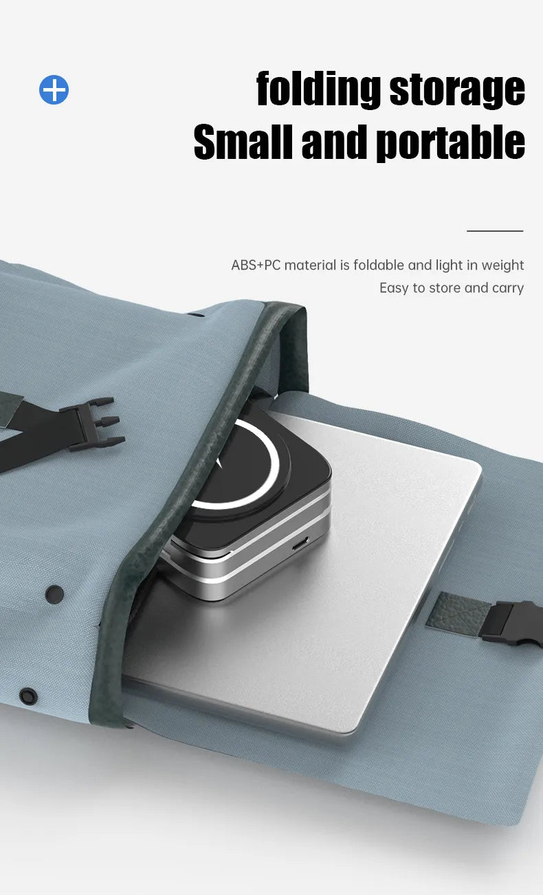 PowerFlex 3-in-1 Wireless Charging Station - Magnetic & Foldable