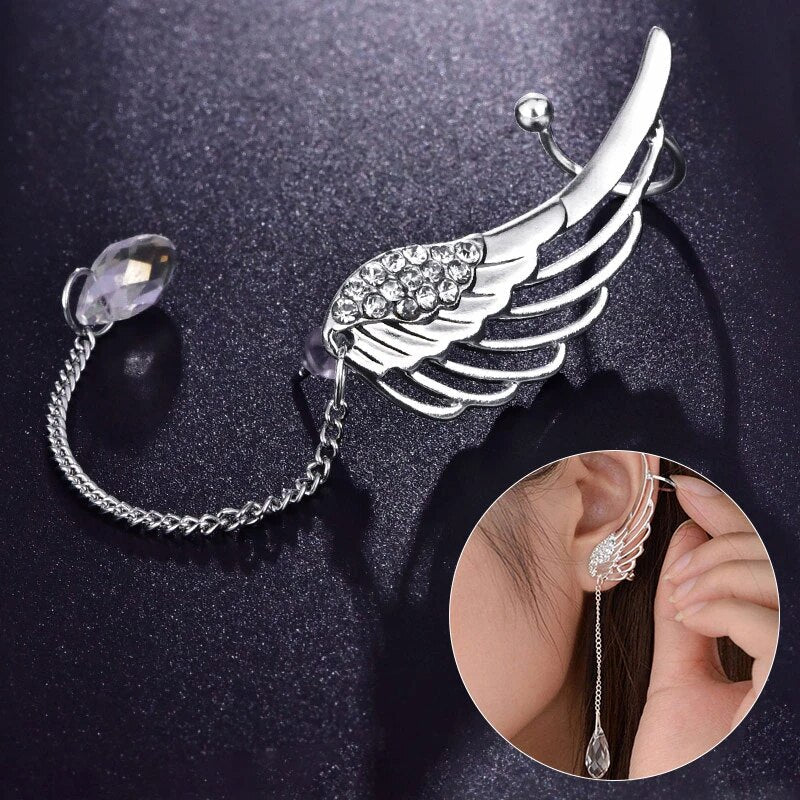 Angel Wing - Long Ear Cuffs for Women