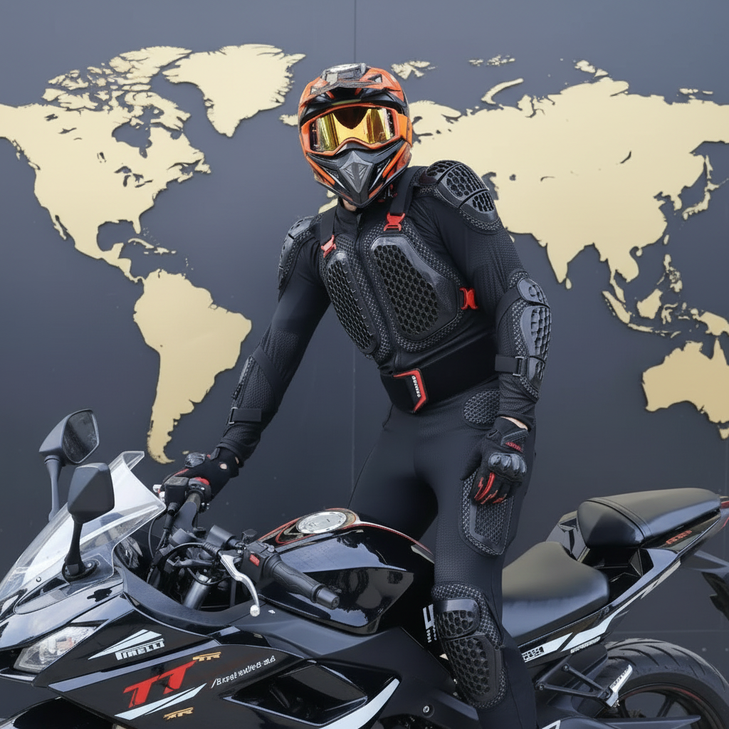 Maison Elmora | Bulletproof Motorcycle Jacket with CE Certified Protection | Stylish and Durable for Safe Riding 1