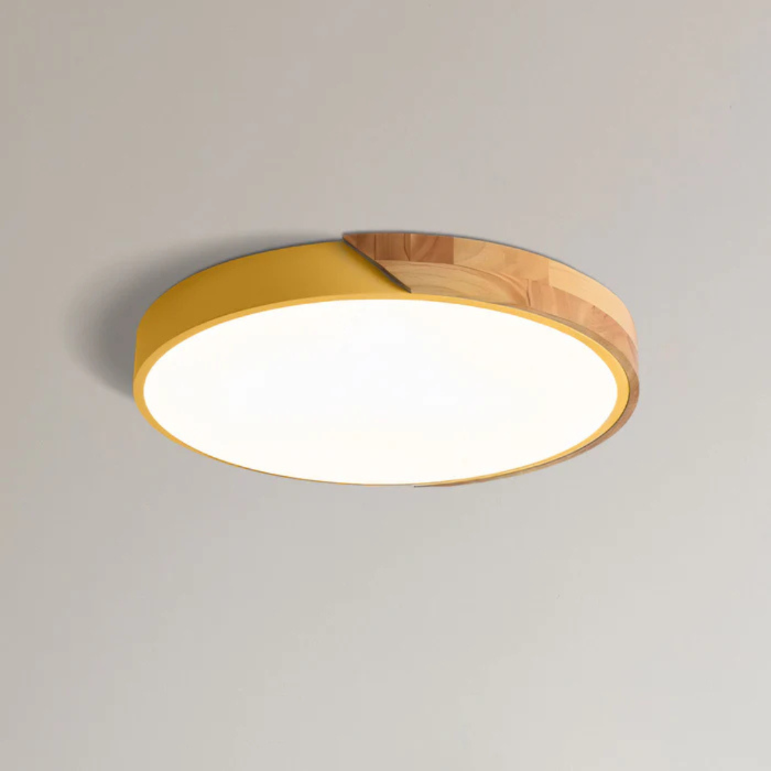 Maison Elmora | LED Ceiling Light with Natural Wood Finish | Elegant Scandinavian Design for Cozy Ambiance 15
