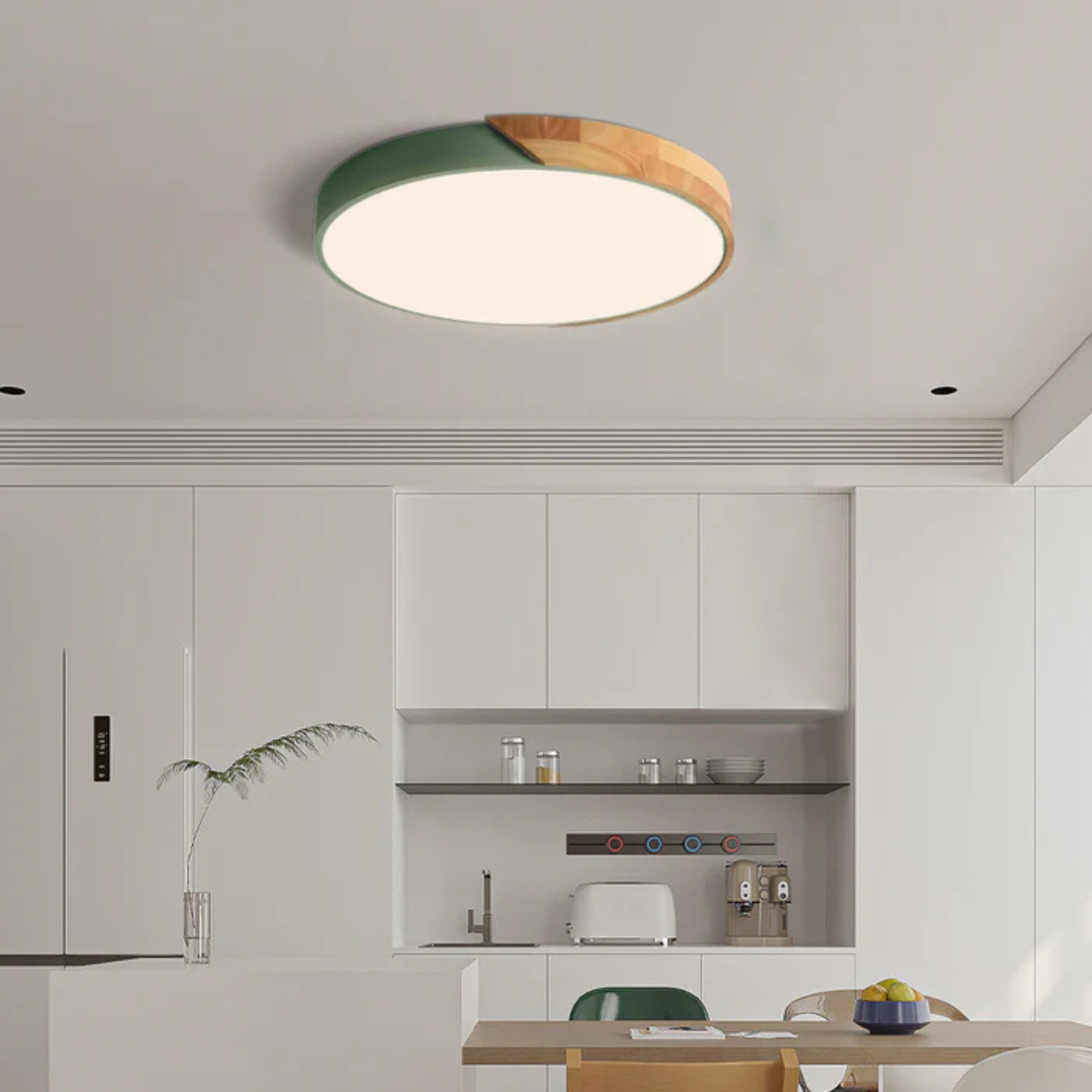 Maison Elmora | LED Ceiling Light with Natural Wood Finish | Elegant Scandinavian Design for Cozy Ambiance 4