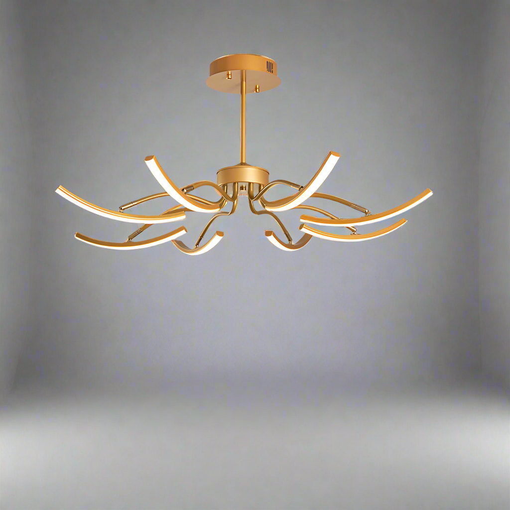 Maison Elmora | Modern Chandelier Light with Soft LED Glow | Elegant Design for Contemporary Spaces 0