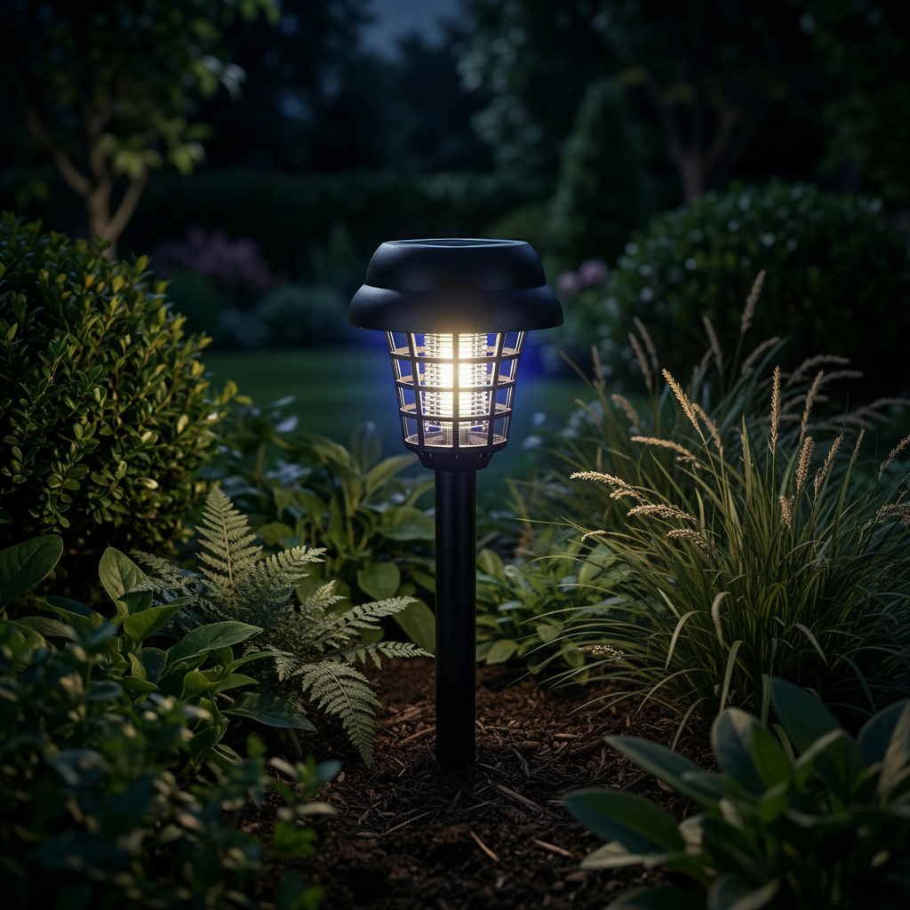 Maison Elmora | Outdoor Solar Lamp with Anti-Mosquito Feature | Minimalist Design for Elegant Gardens 3