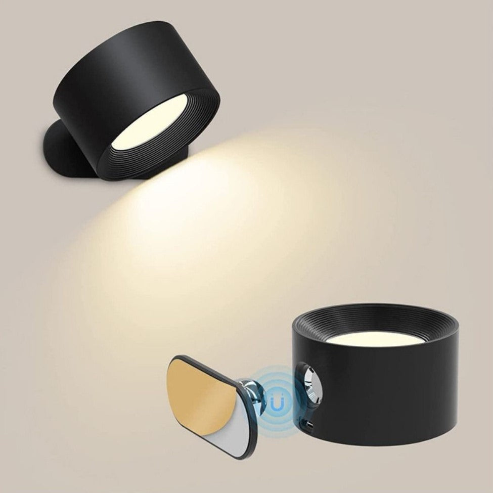 Maison Elmora | Wireless Minimalist Wall Light with 360° Rotation | Dimmable Design for Cozy Ambiance 6