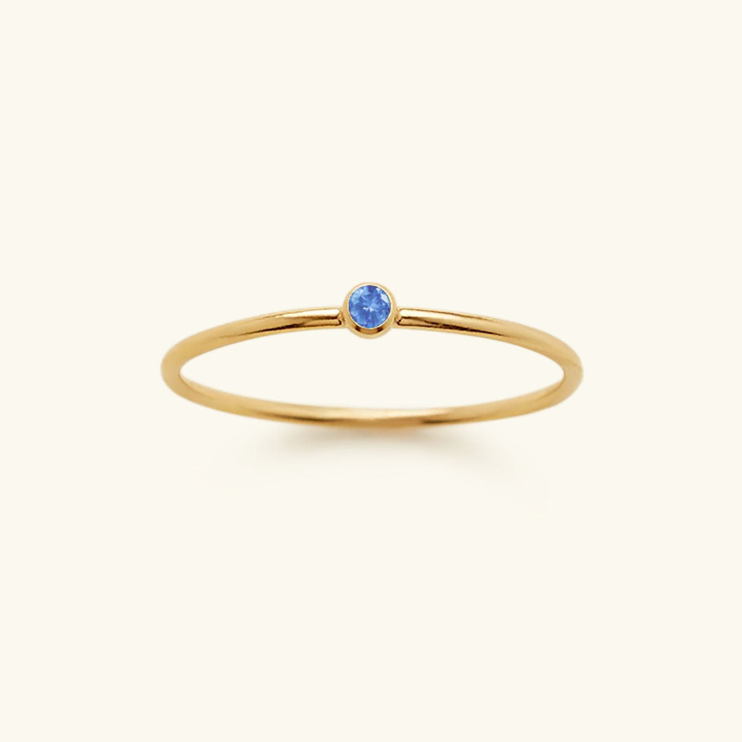 Celestia - Birthstone Ring with Celestial Elegance for Women