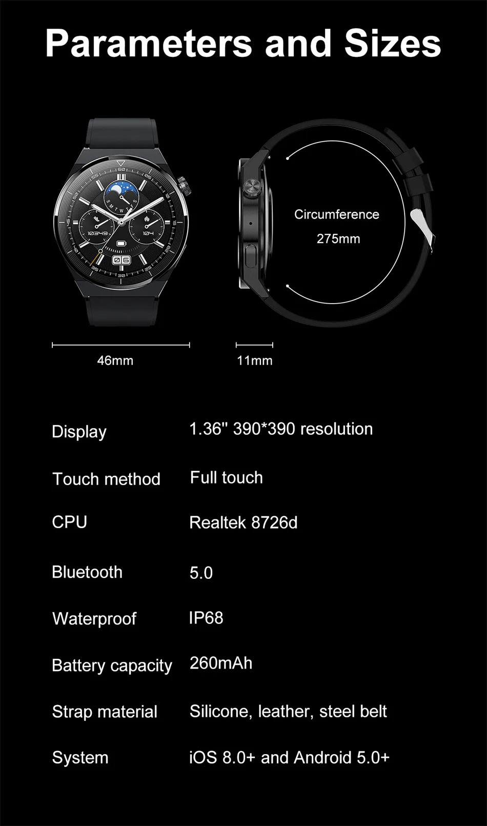 PRO Smartwatch - Trendy High-End Wearable Technology