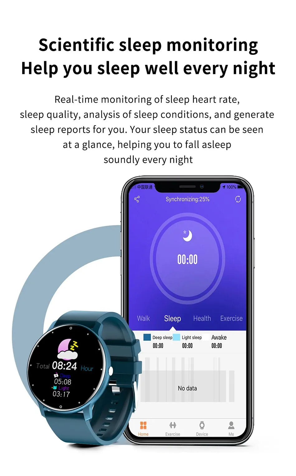 ActiveTrack Smartwatch - Stylish Fitness Tracker for Performance