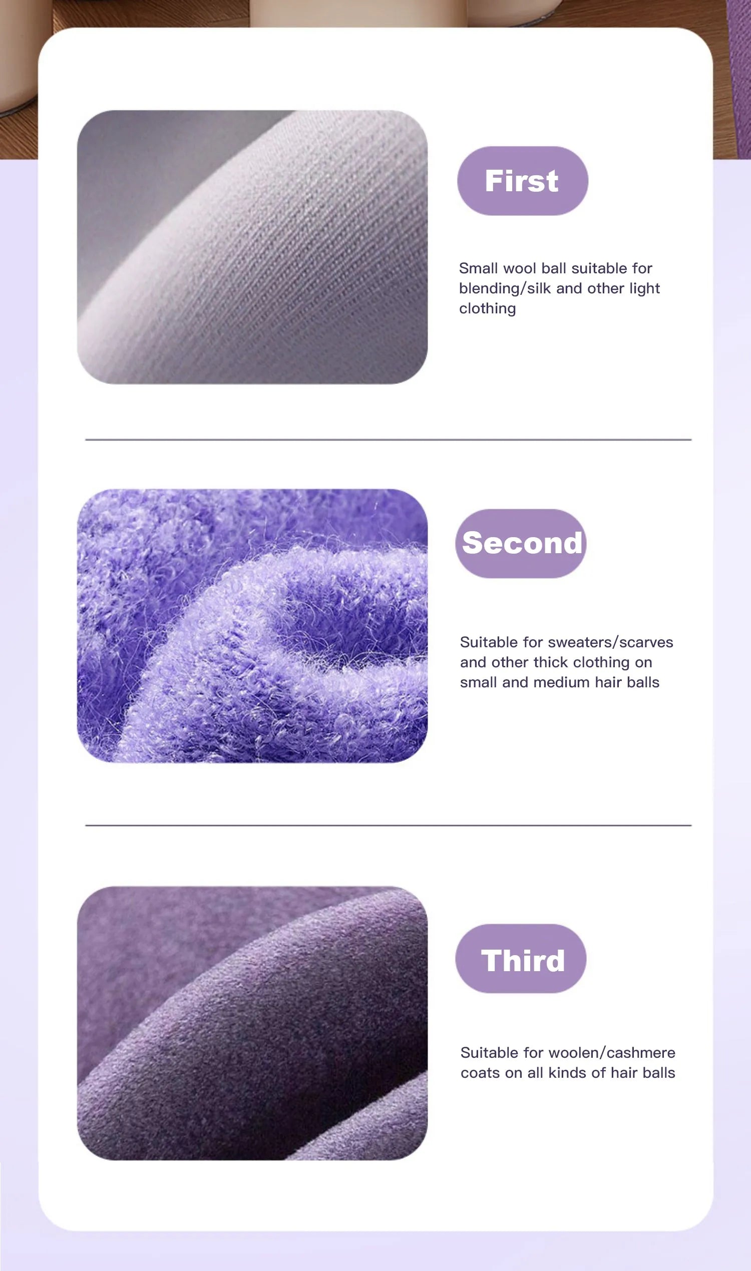FluffEase Remover - Rechargeable Electric Lint Remover for Clothes