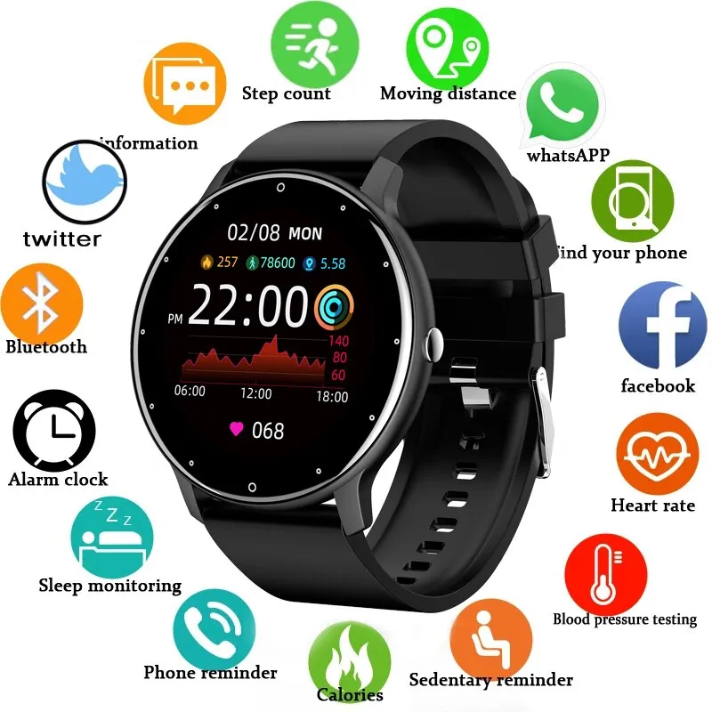 ActiveTrack Smartwatch - Stylish Fitness Tracker for Performance