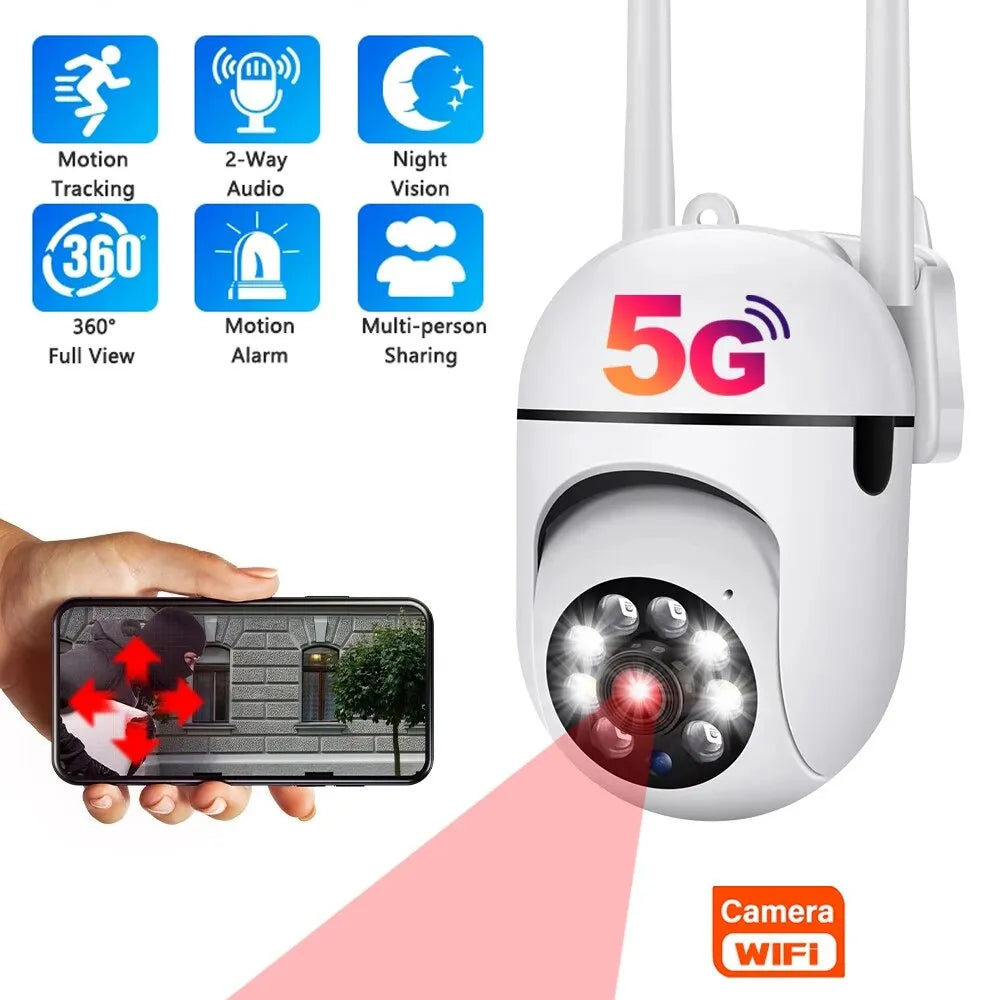 CamGuard - Smart WiFi Security Camera with Night Vision and Two-Way Audio