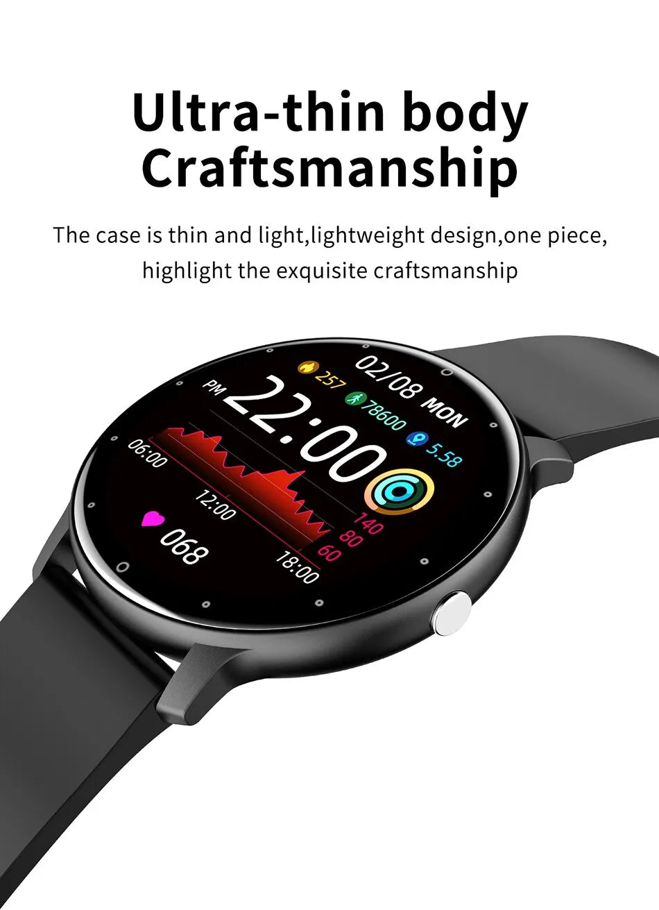 ActiveTrack Smartwatch - Stylish Fitness Tracker for Performance