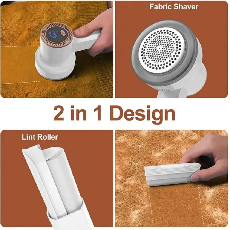 FluffEase Remover - Rechargeable Electric Lint Remover for Clothes