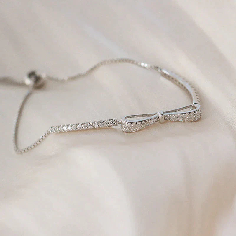 SparkleTennis Bracelet - Elegant Silver Bracelet with Zirconia Stones