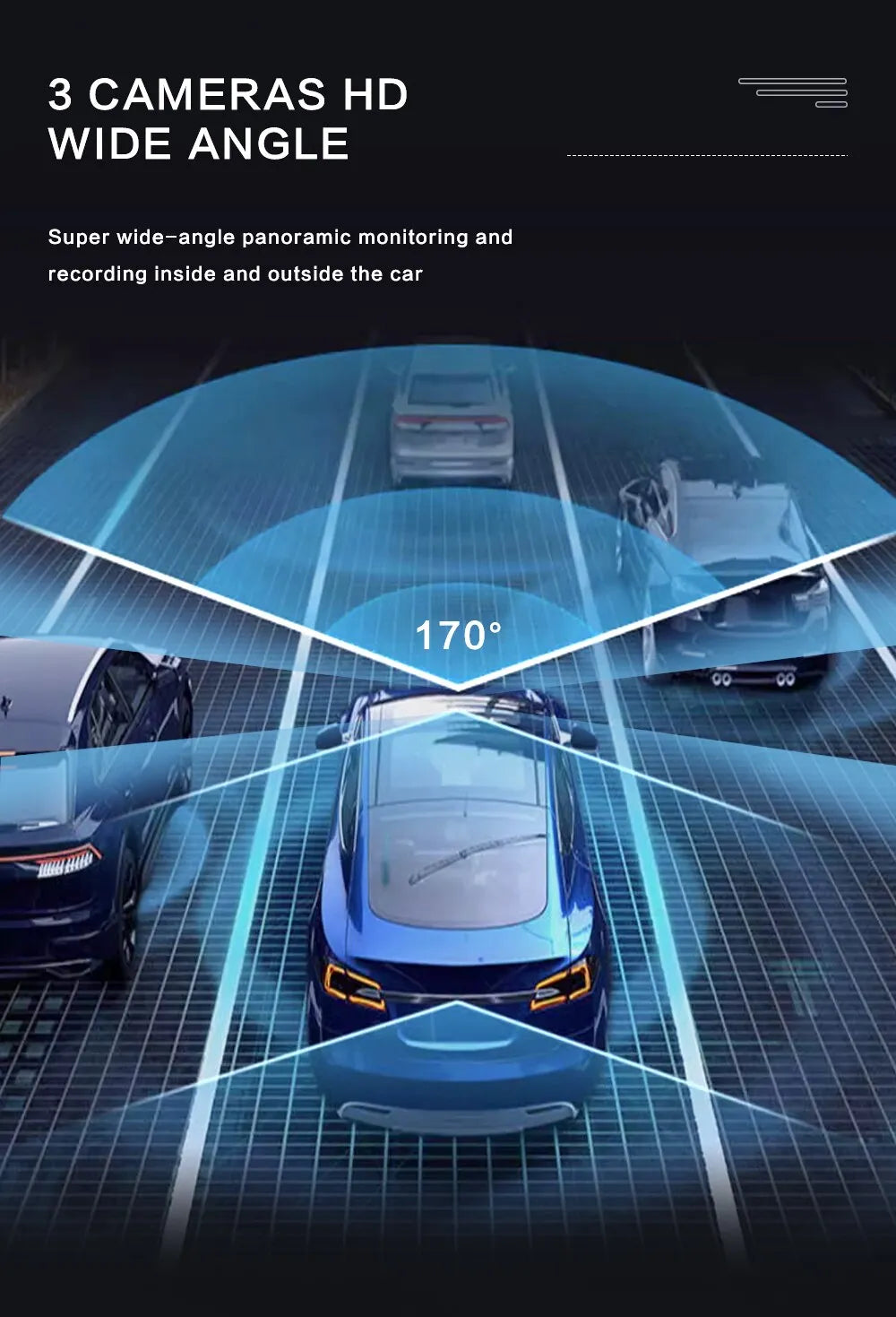 VisionPro - Dashcam with Night Vision & IR Tech