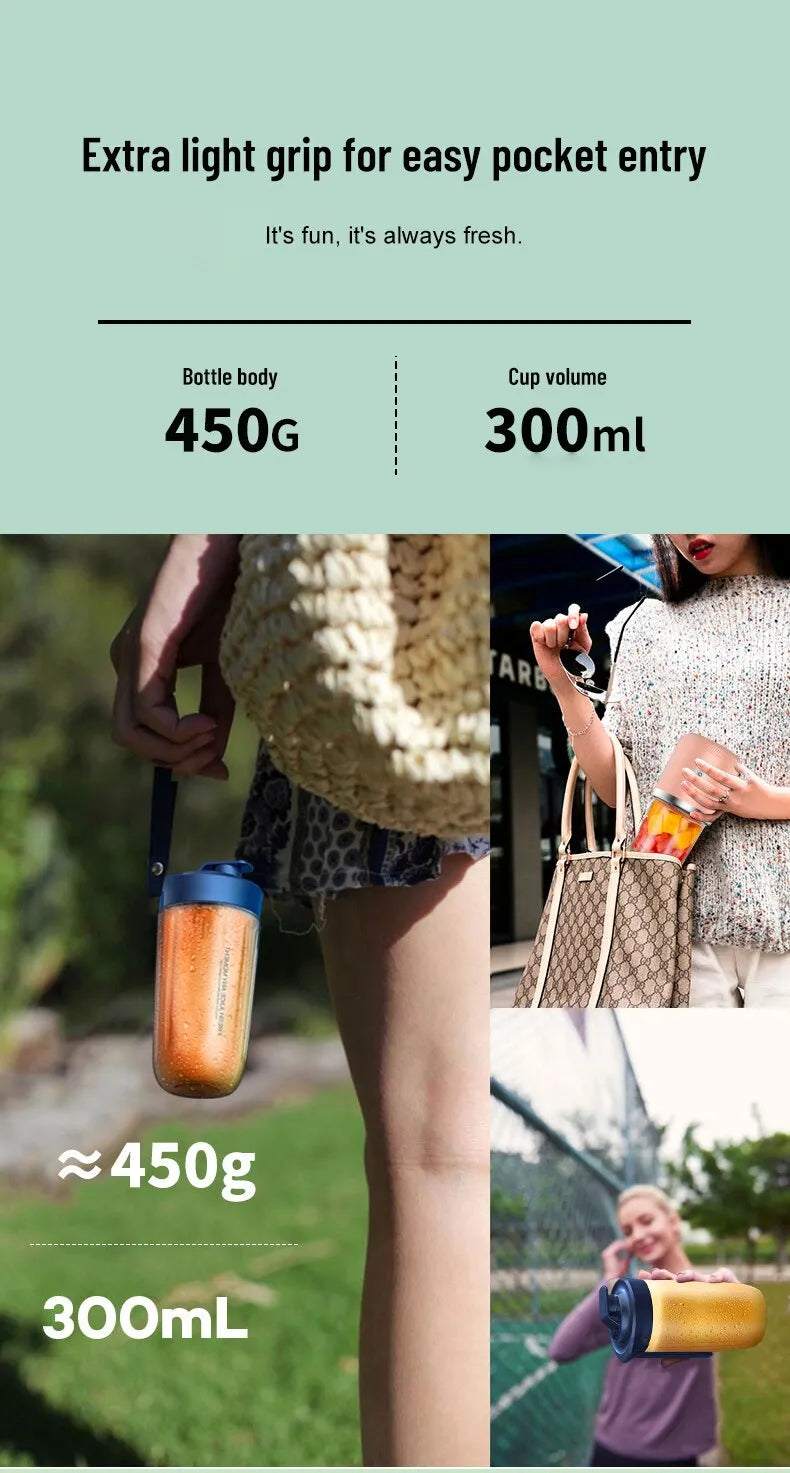 BlendMaster Portable - Cordless Personal Blender for Smoothies and Shakes