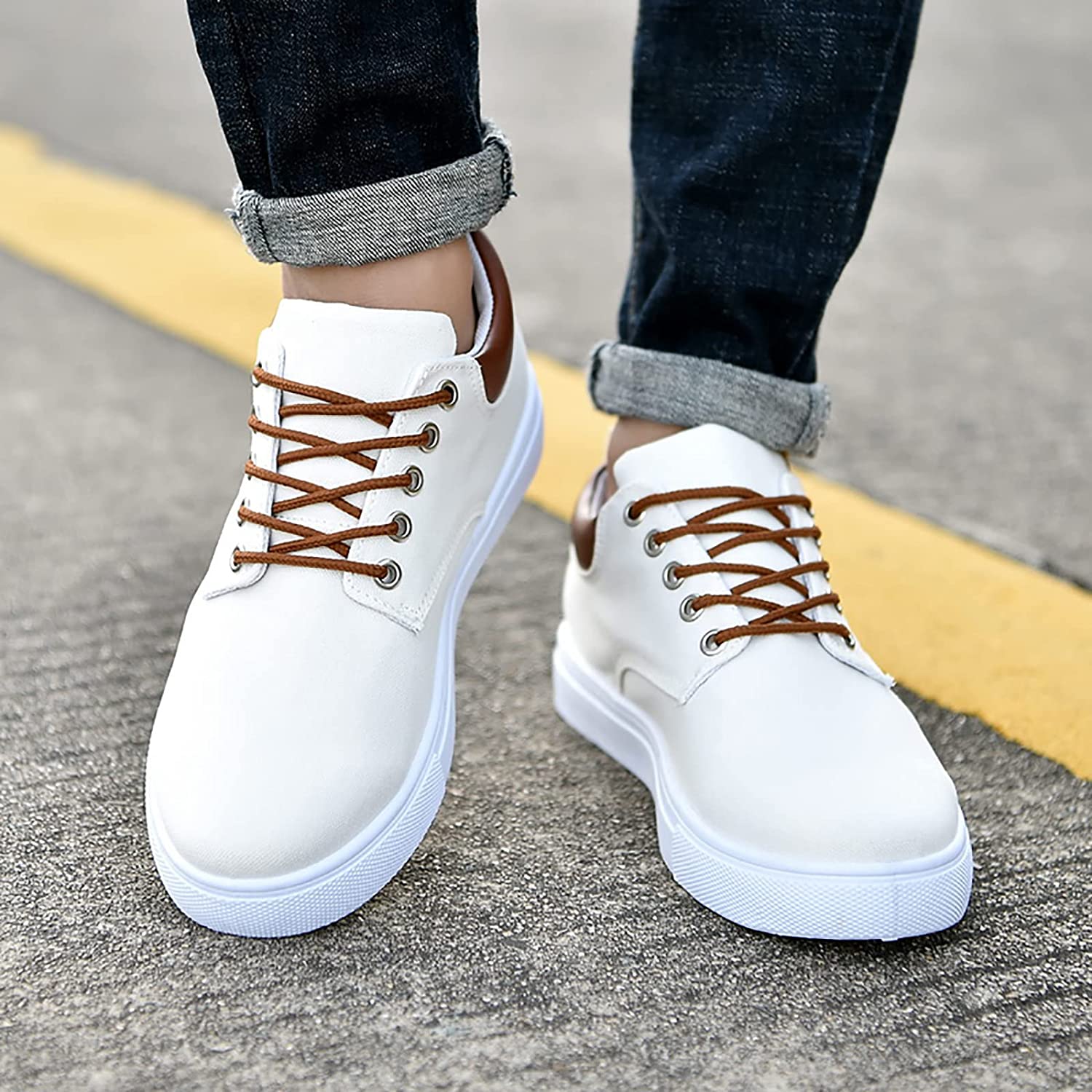 Men's Chic Canvas Sneakers - Stylish Comfort Footwear for Casual and Athletic Wear 6
