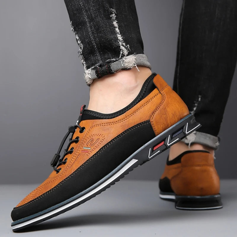 Men's Elegant Leather Shoes - Comfortable Footwear for Formal and Casual Occasions 1