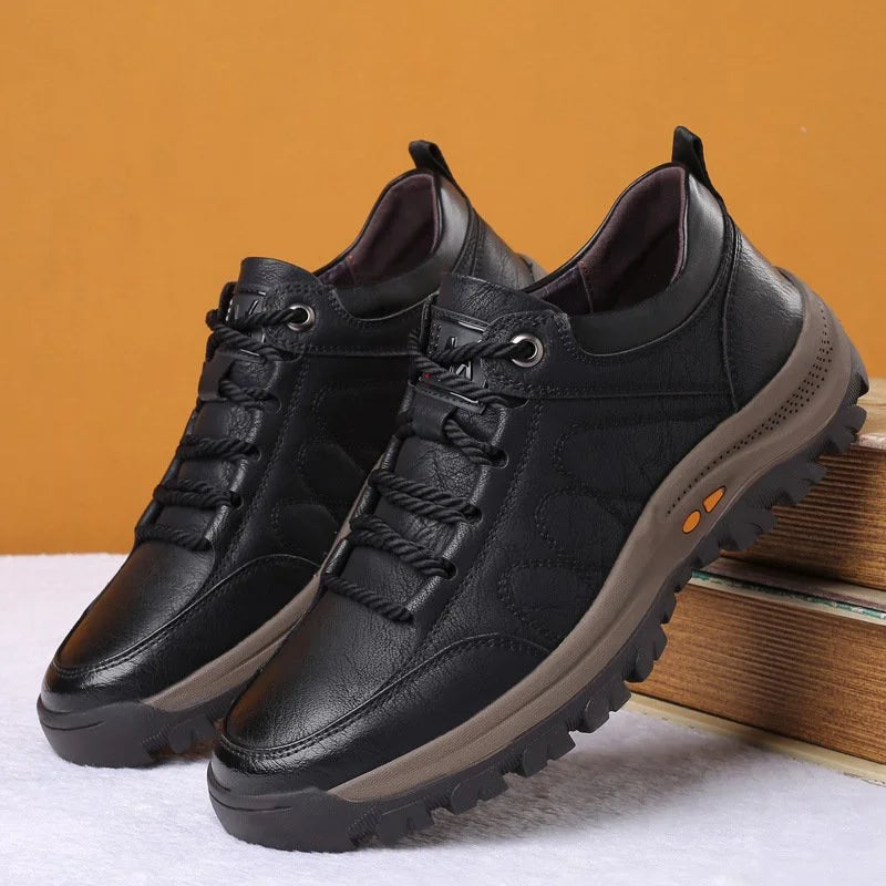 Men's Hand-Stitched Casual Shoes - Comfortable Ergonomic Footwear for Everyday Wear 1