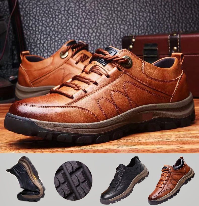 Men's Hand-Stitched Casual Shoes - Comfortable Ergonomic Footwear for Everyday Wear 9