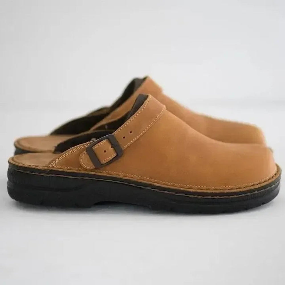 Men's Rustic Slip-On Clogs - Comfortable and Durable Everyday Footwear 4