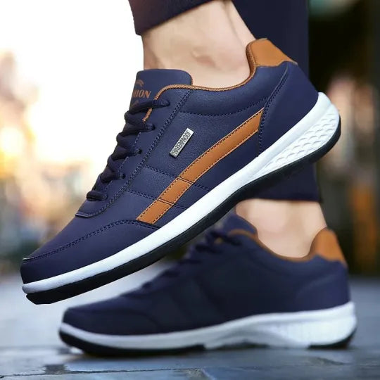 Men's Sneakers - Stylish Casual Trainers with Adjustable Arch Support for All-Day Comfort 1